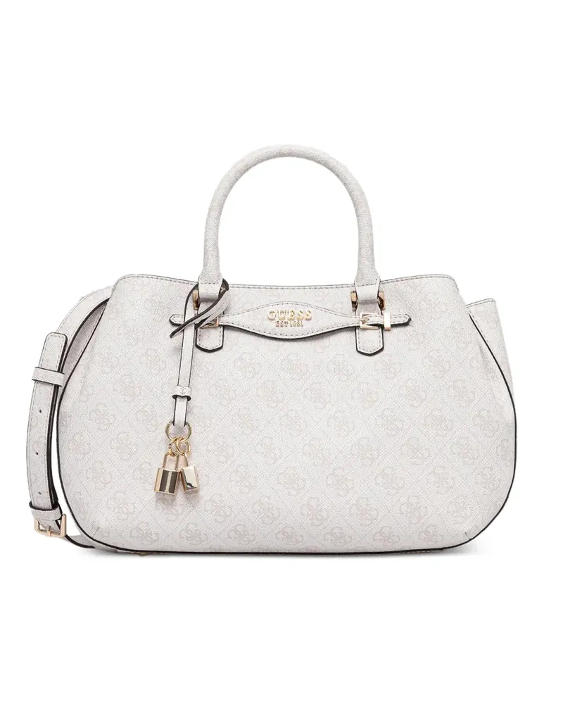 Guess monogram padlock tote bag - Nude Nude