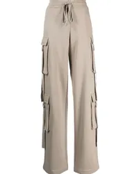 Blumarine Cargohose mit Kordelzug Grau