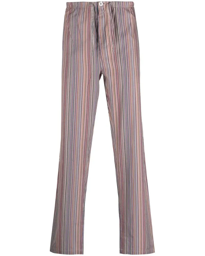 Paul Smith Gestreifte Hose - Blau Blau