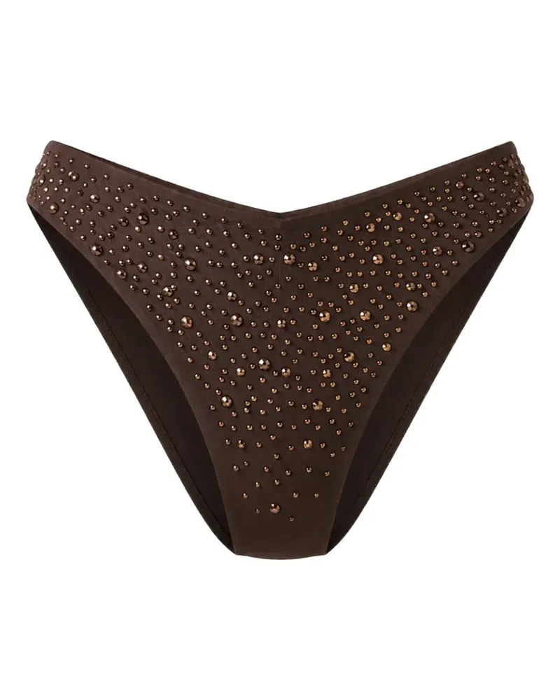 Guess crystal-embellished bikini bottoms - Braun Braun