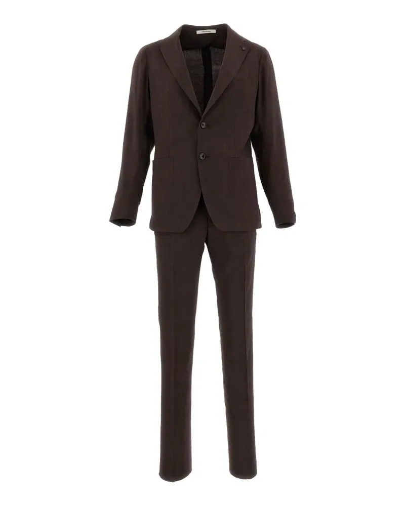 Tagliatore single-breasted patch-pocket jacket - Braun Braun