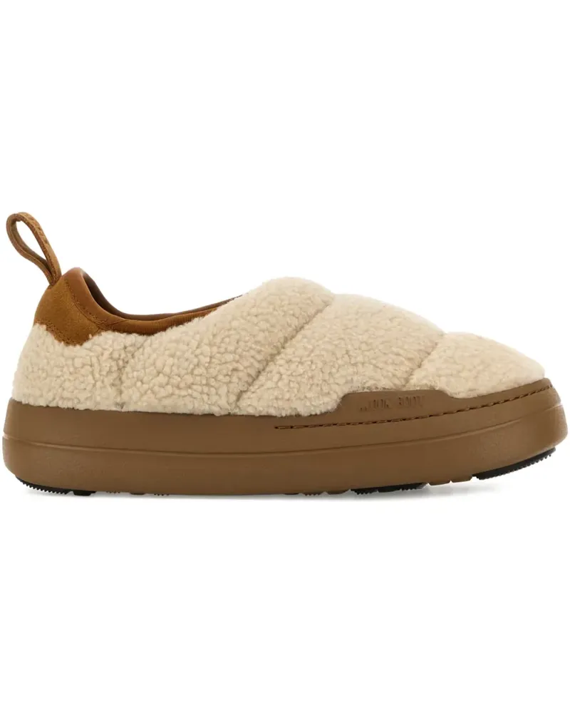 Moon Boot Park Puffer Sneakers - Nude Nude