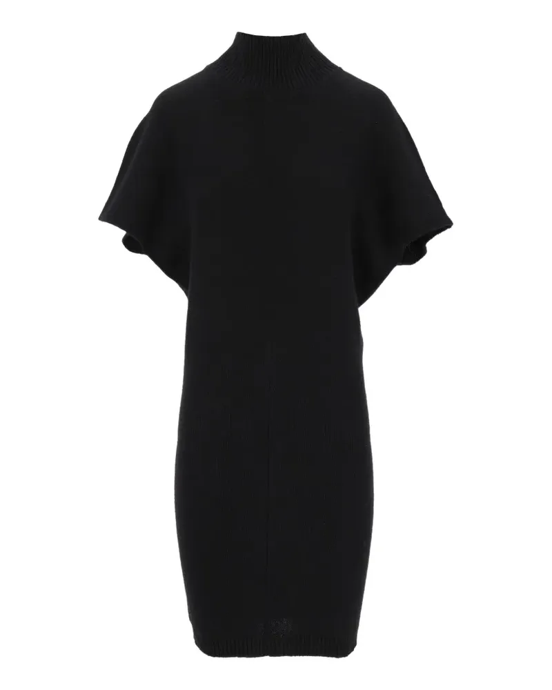 Federica Tosi Kleid mit Stehkragen - Schwarz Schwarz