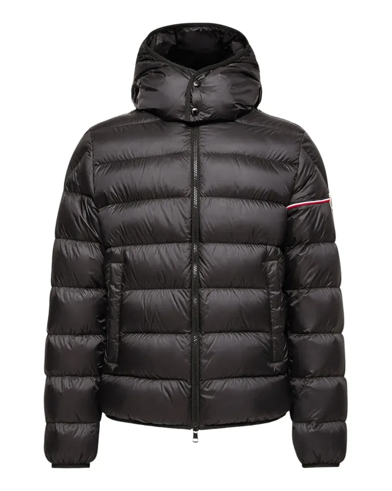 Moncler Gesteppte Kapuzenjacke - Schwarz Schwarz