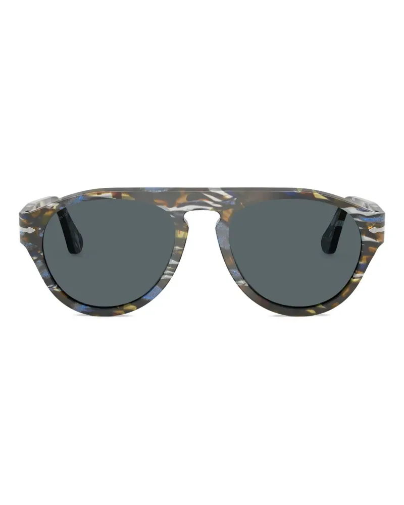 Persol Getönte Pilotenbrille - Schwarz Schwarz