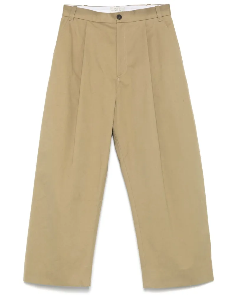 Studio Nicholson Hose mit Bundfalten - Nude Nude