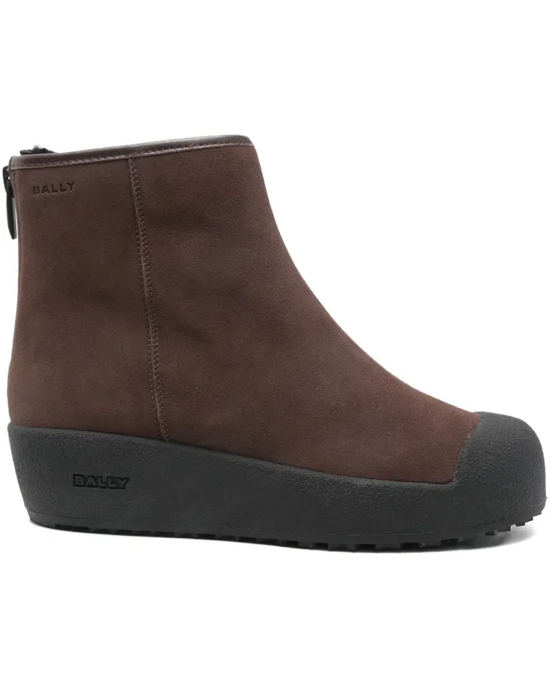 Bally Knöchelhohe Wildlederstiefel - Braun Braun
