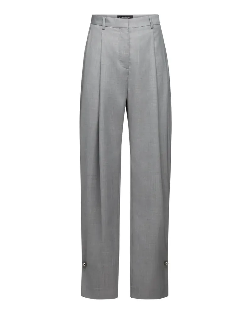 Karl Lagerfeld Hose mit Piercing-Detail - Grau Grau