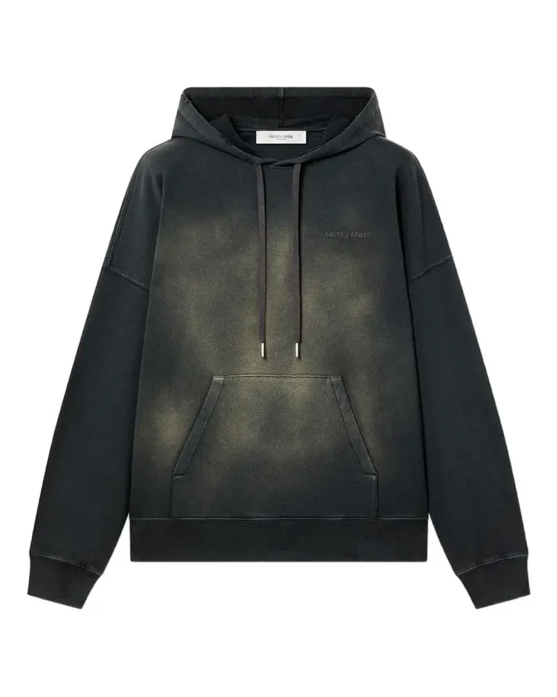 Golden Goose Hoodie mit Logo - Schwarz Schwarz