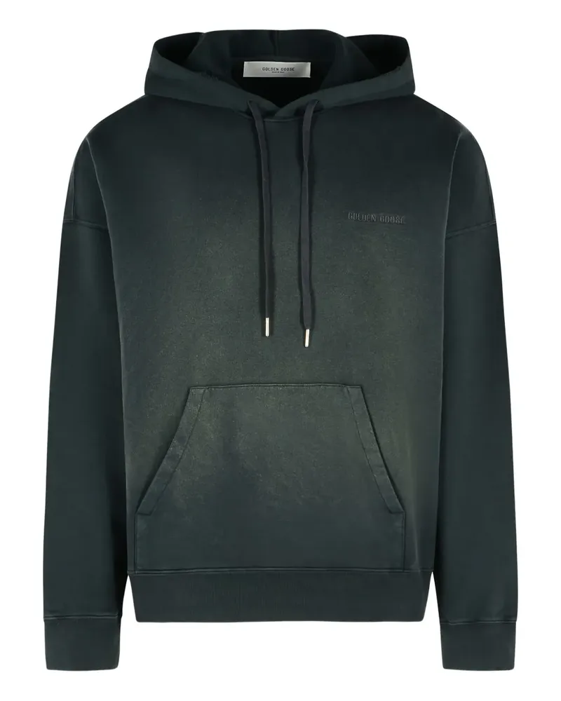 Golden Goose Hoodie mit Logo-Stickerei - Grün Grün
