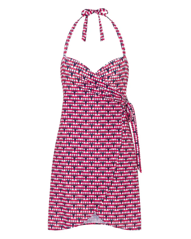 Moschino Minikleid mit Logo-Patch - Blau Blau