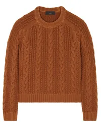 Alanui Pullover mit Zopfmuster Orange