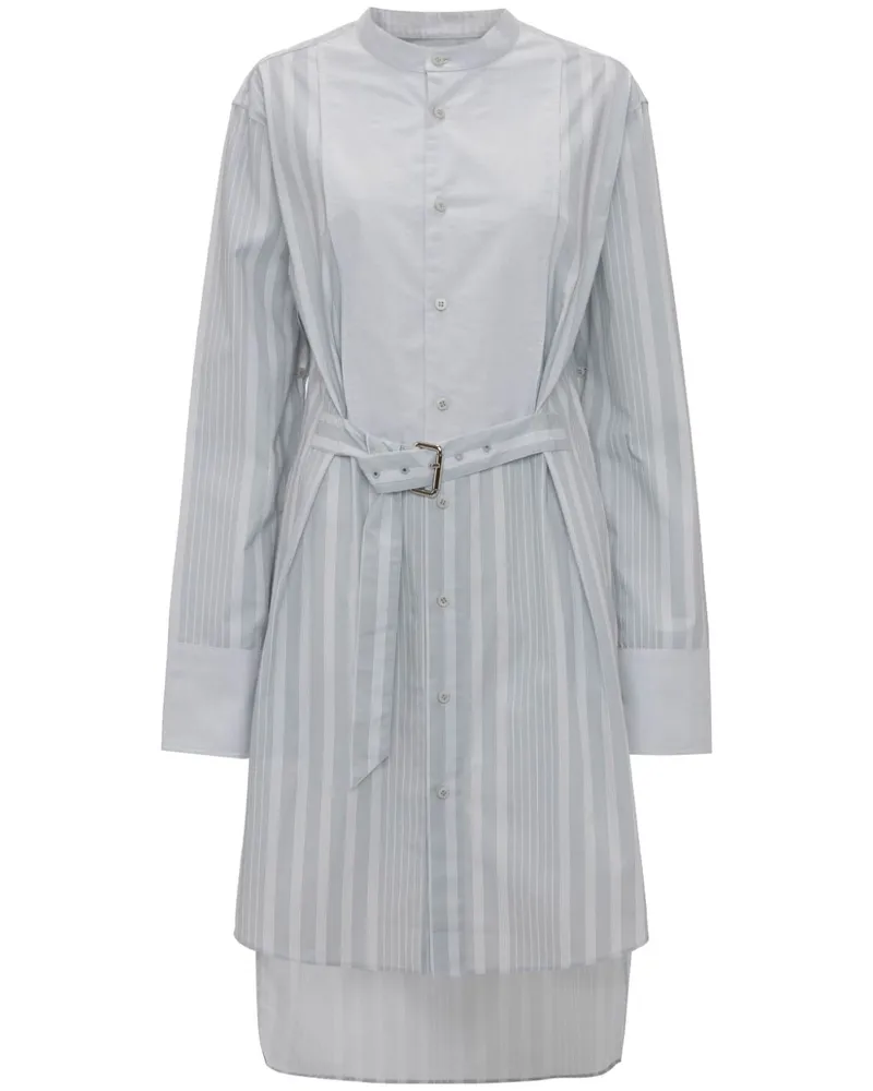 J.W.Anderson Hemdkleid mit Gürtel - Grau Grau