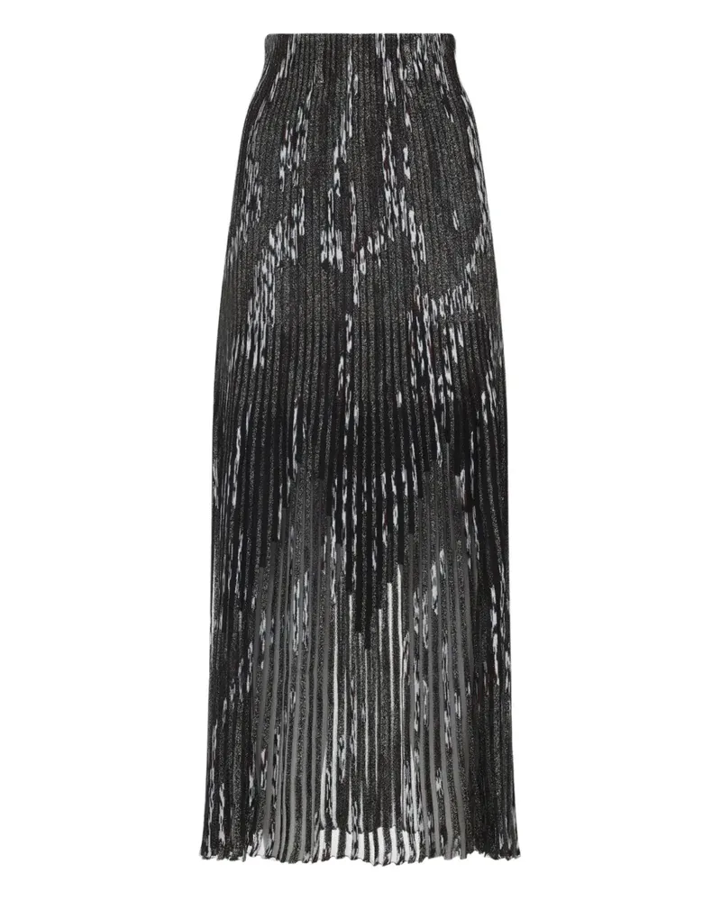 Missoni Rock mit Falten - Schwarz Schwarz