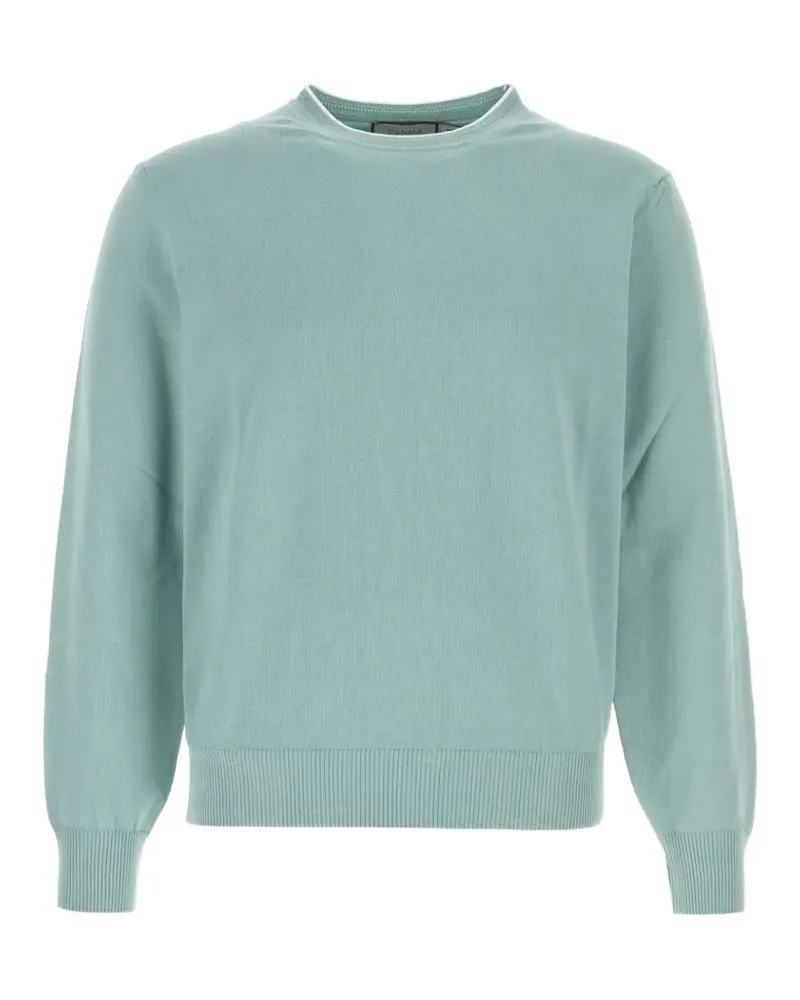 Canali Pullover aus Baumwolle - Grün Grün