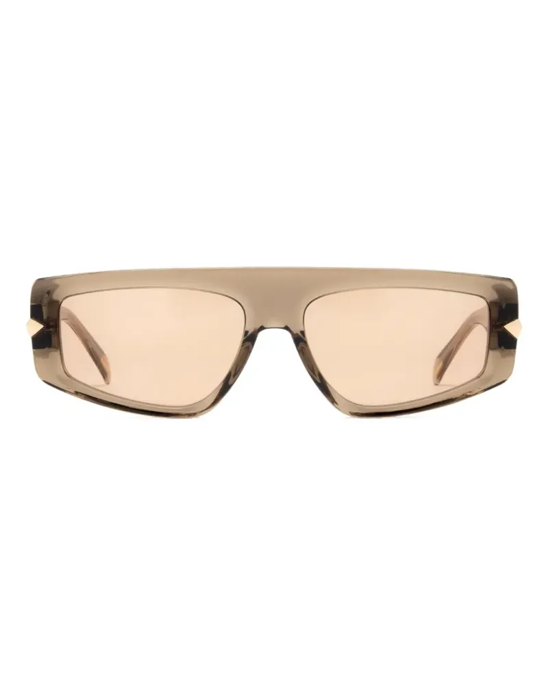 Police Geometrische Dawn 5 Sonnenbrille - Braun Braun