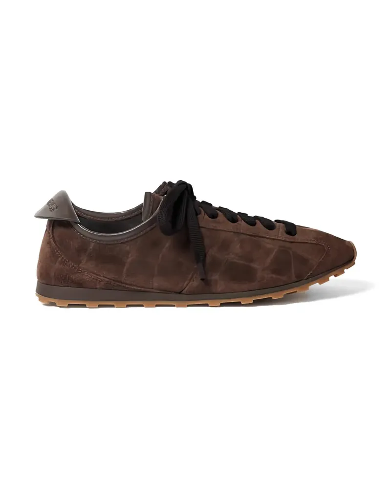 Jacquemus suede panelled sneakers - Braun Braun