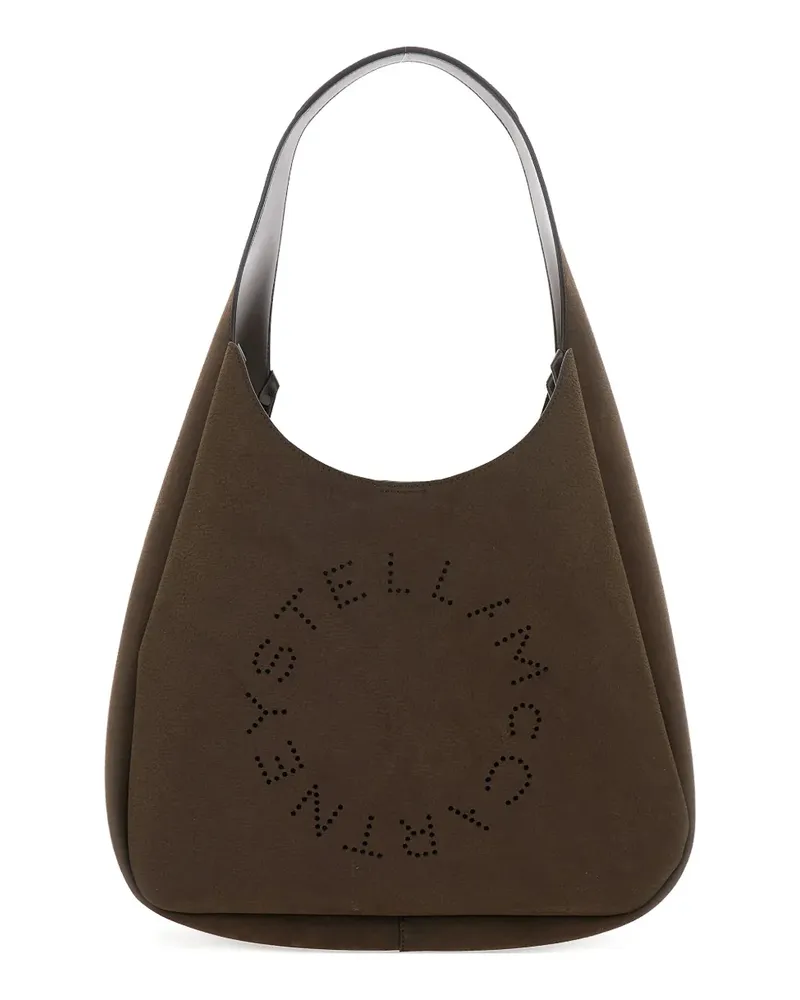 Stella McCartney perforated-logo shoulder bag - Braun Braun