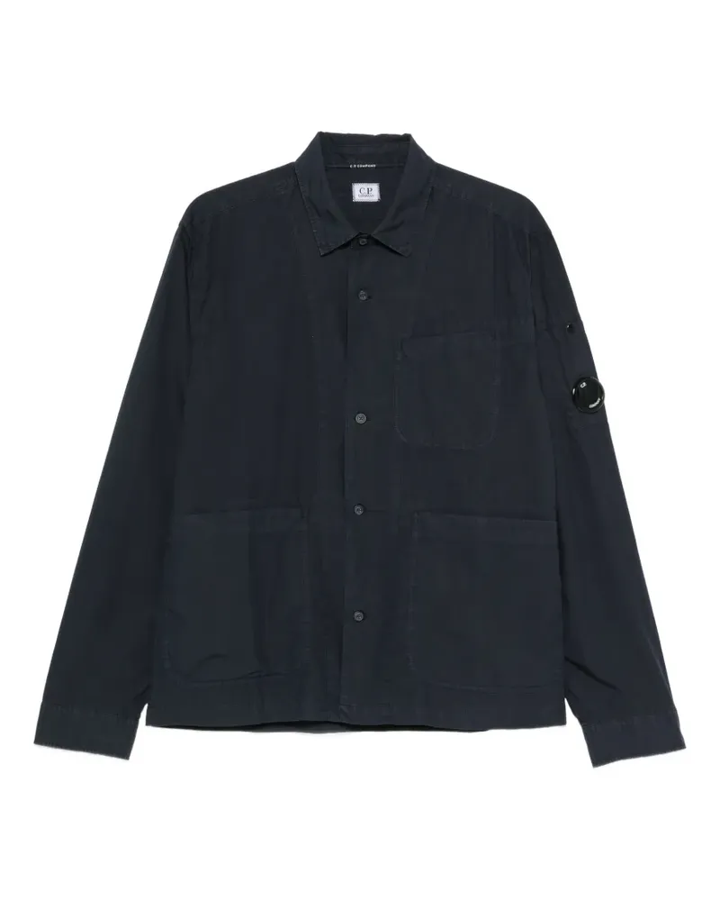 C.P. Company Hemd mit Linsen-Detail - Blau Blau