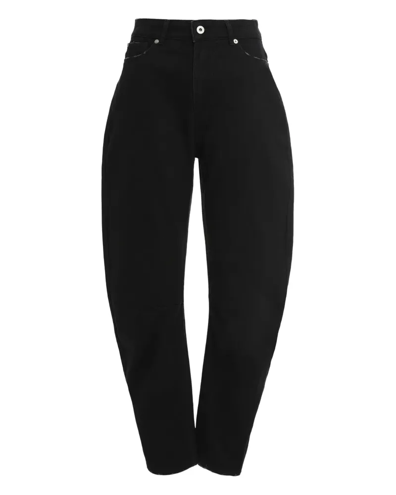 HALFBOY banana-leg jeans - Schwarz Schwarz