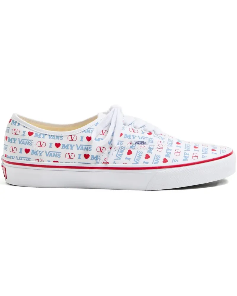 Valentino Garavani x Vans Sneakers mit Love-Print - Weiß Weiß