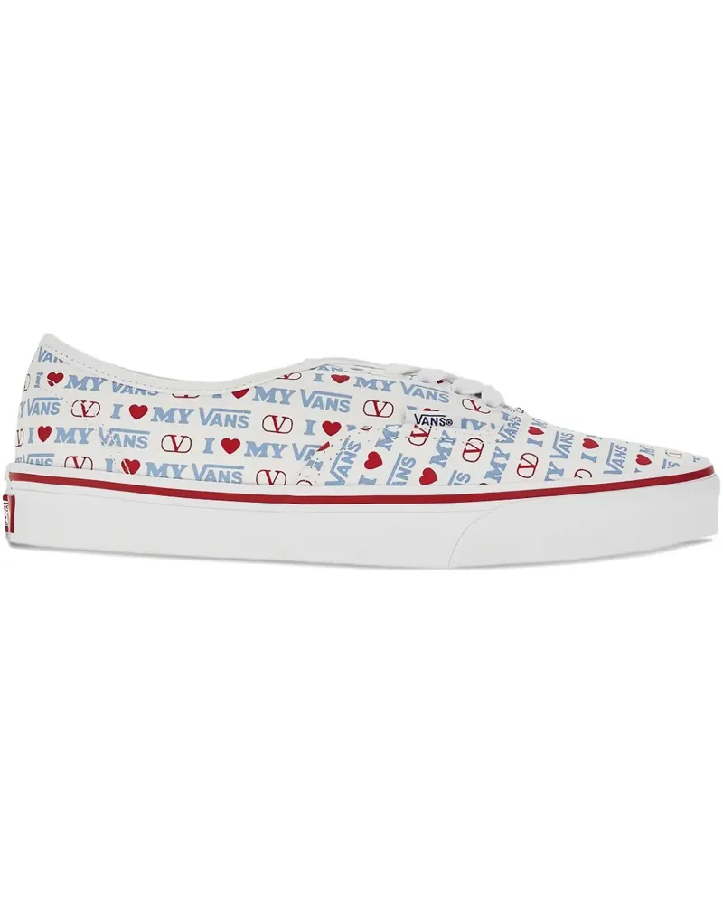 Valentino Garavani x Vans Sneakers mit Love-Print - Weiß Weiß