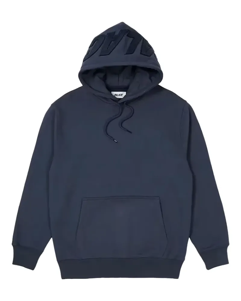 PALACE Spell Out Hoodie aus Chenille - Blau Blau