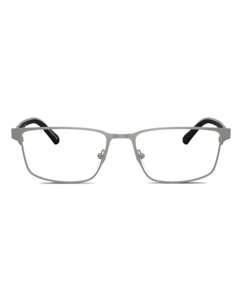 Emporio Armani rectangle-frame glasses - Grau Grau
