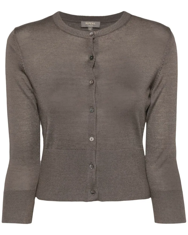 N.Peal Darcie Cardigan - Nude Nude