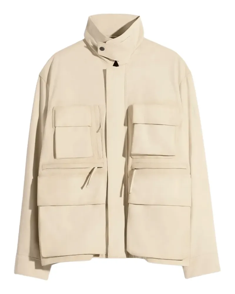 Christophe Lemaire Reporter multi-pocket jacket - Nude Nude