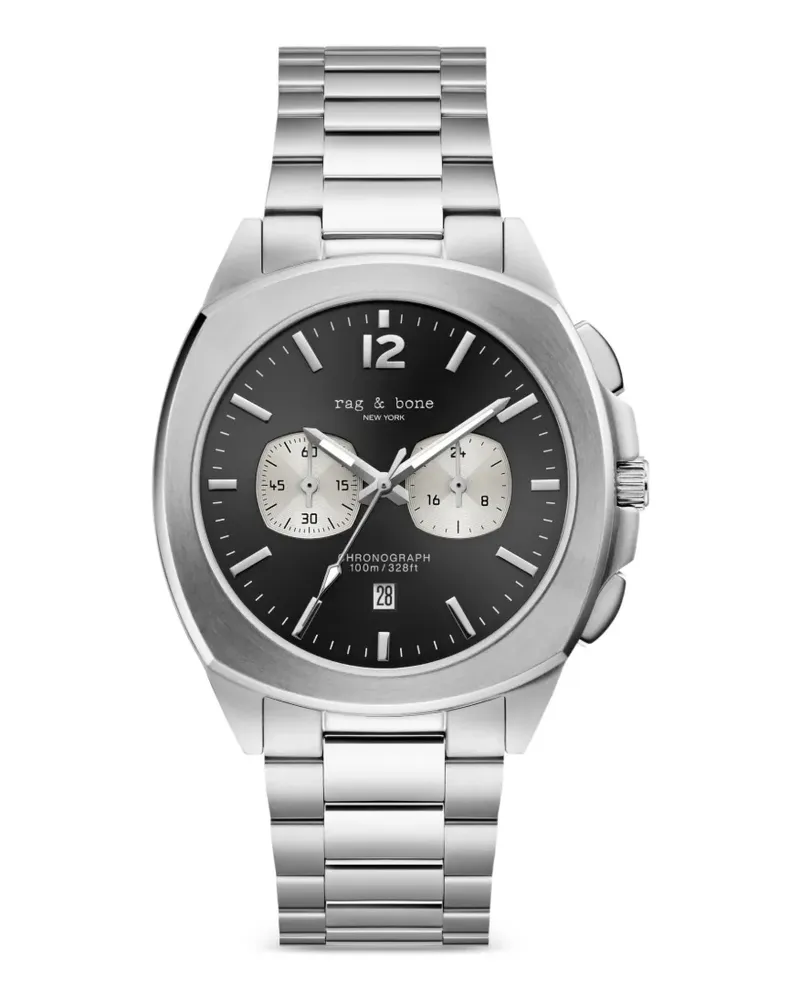 Rag & Bone Bleeker Chronograph 42mm - Schwarz Schwarz