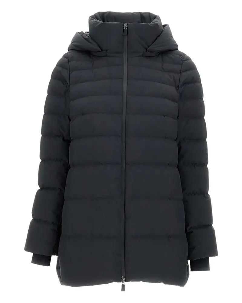 Herno detachable-hood padded coat - Schwarz Schwarz
