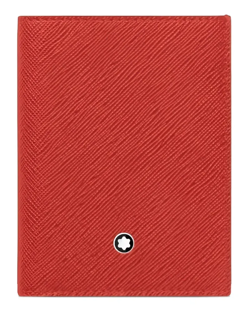 Montblanc textured logo mini wallet - Rot Rot