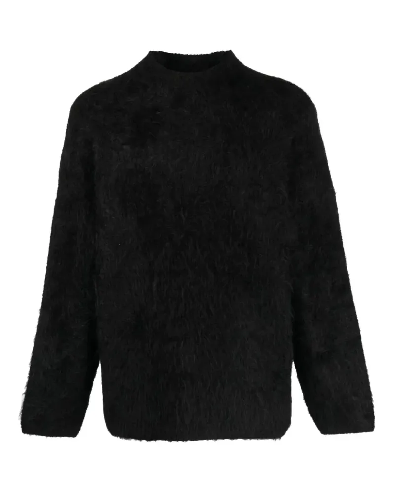 Séfr brushed-finish sweater - Schwarz Schwarz