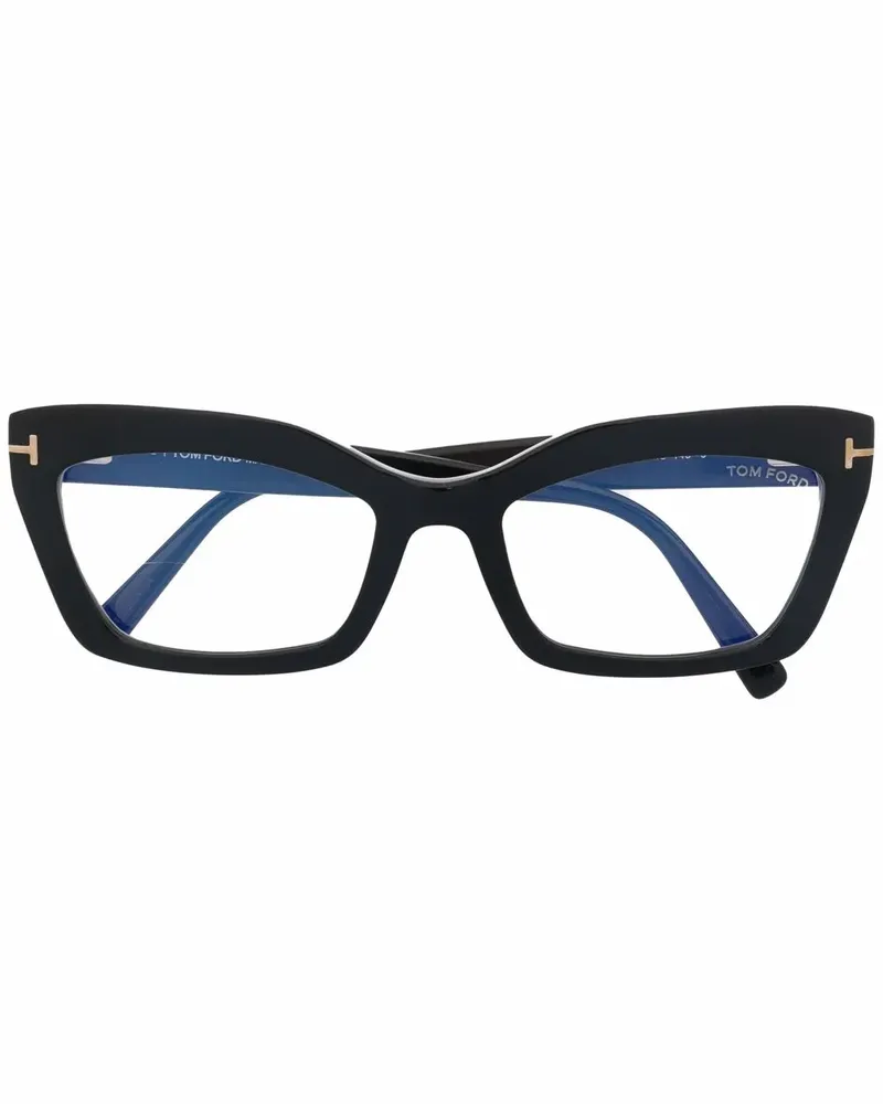 Tom Ford Brille mit Cat-Eye-Gestell - 001 BLACK 001