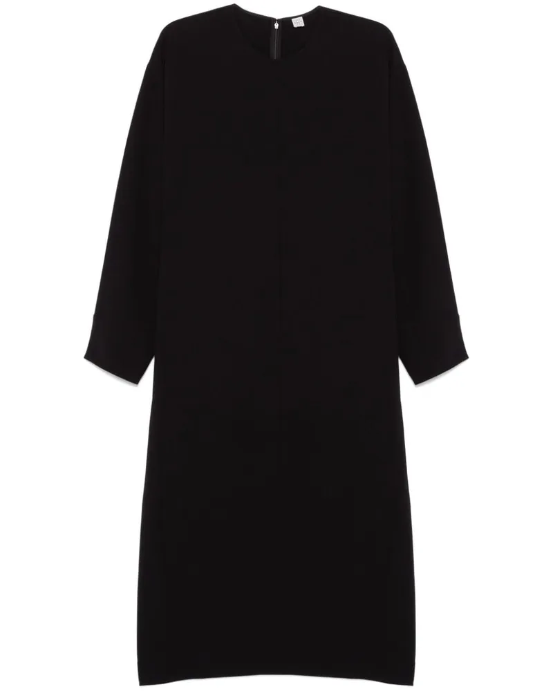 Totême Cady-Kleid mit rundem Ausschnitt - Schwarz Schwarz