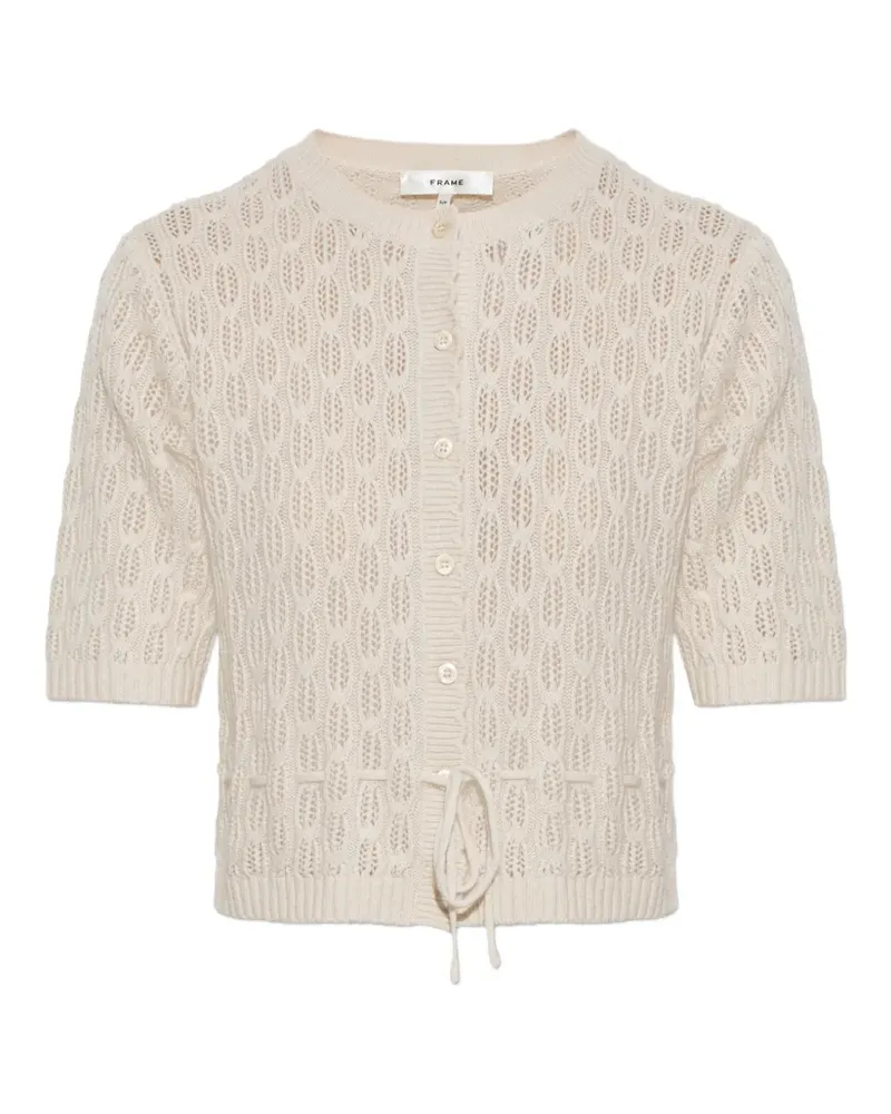 Frame Denim The Clover cardigan - Nude Nude