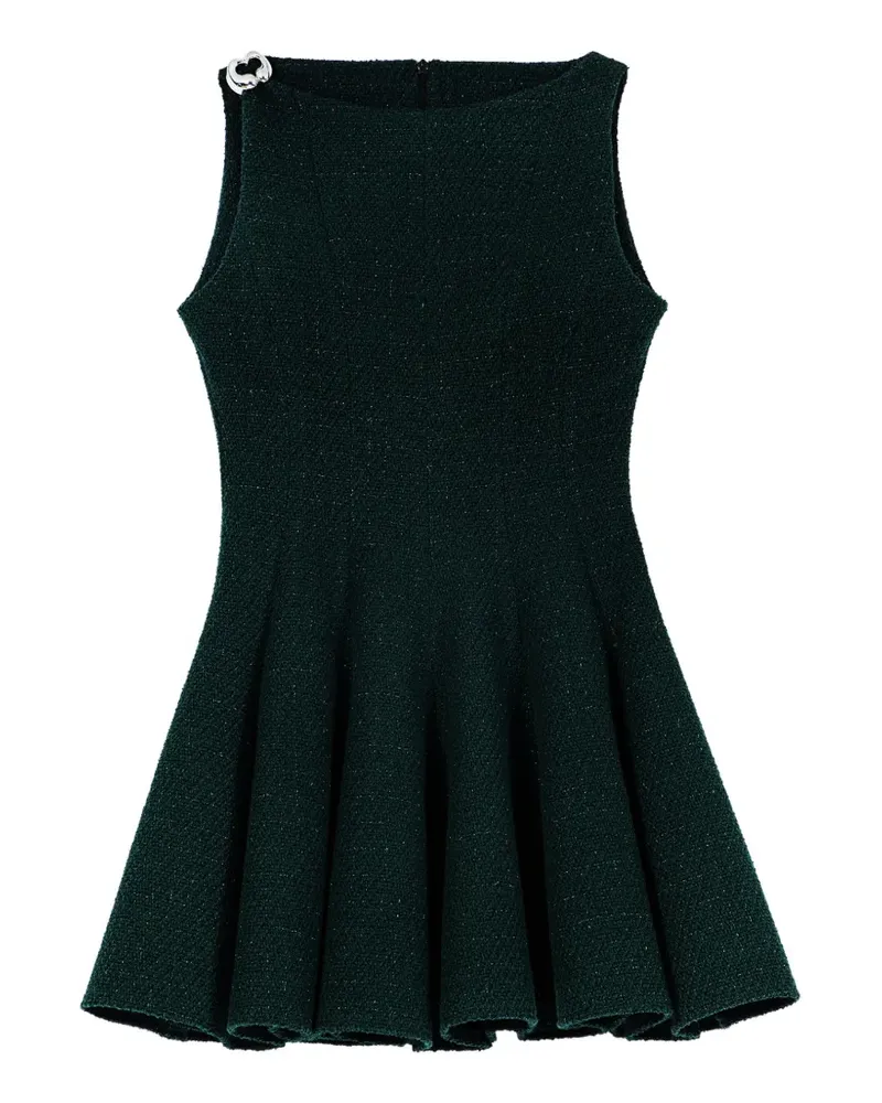 Maje short sleeveless tweed dress - Grün Grün