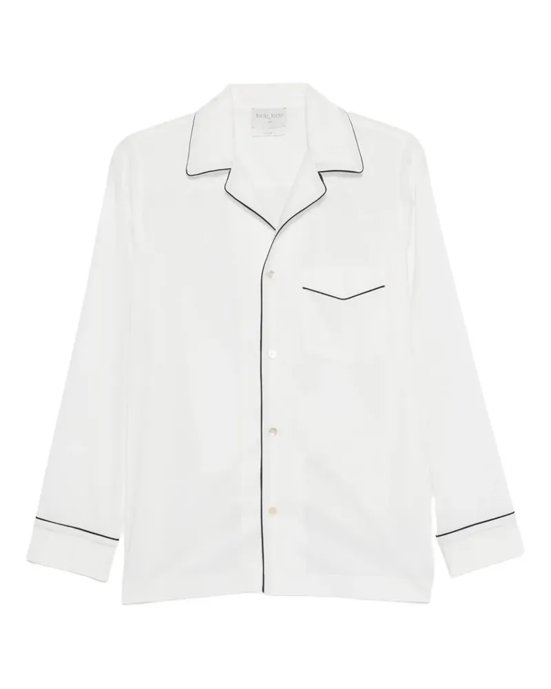 forte_forte Langärmeliges Hemd - Weiß Weiß