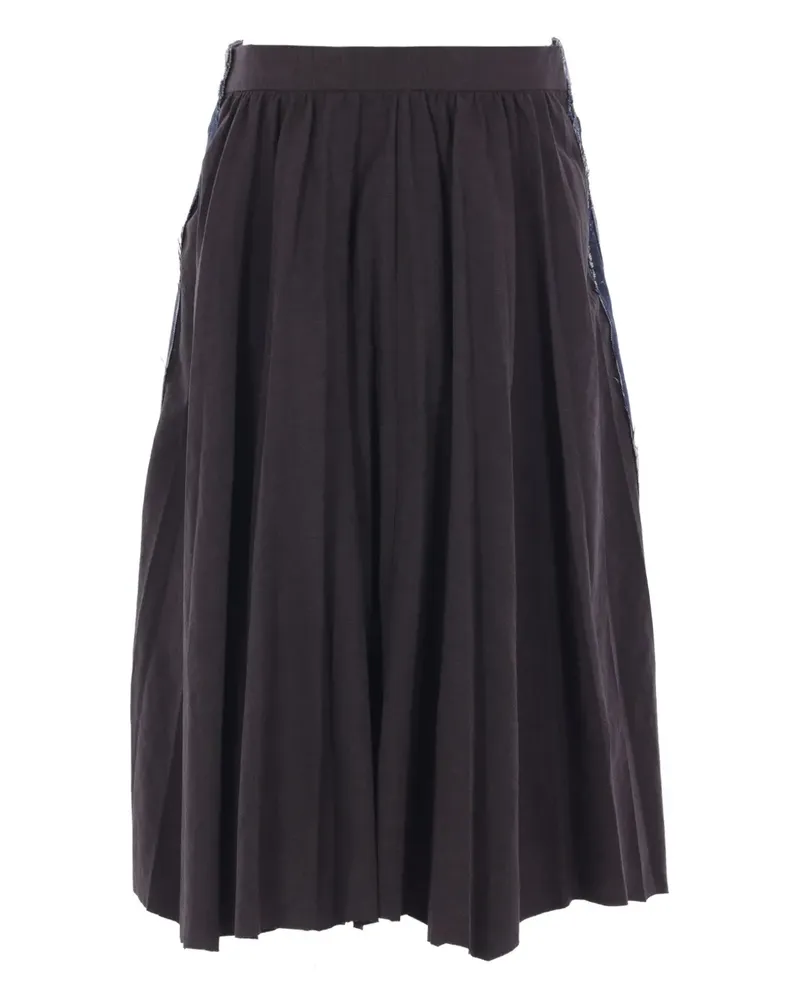 Balenciaga pleated skirt - Schwarz Schwarz