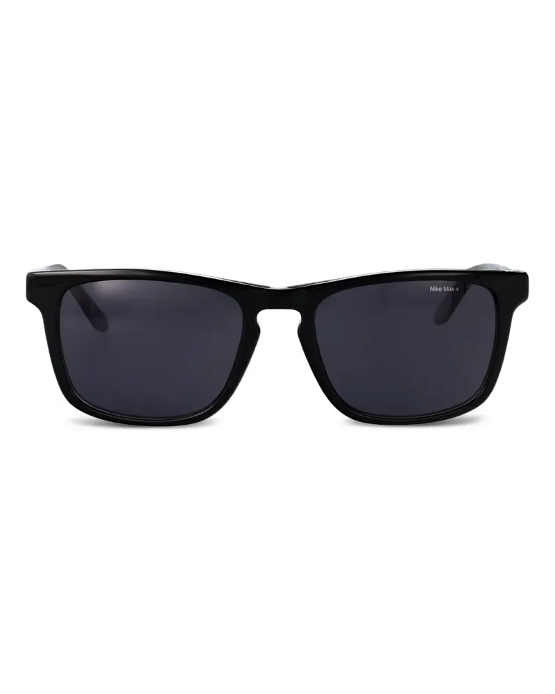 Nike Eclipse Sonnenbrille mit eckigem Gestell - Schwarz Schwarz