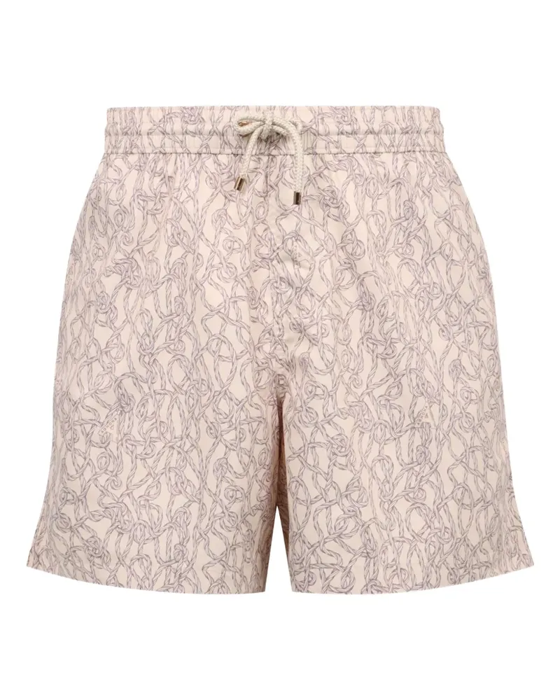 AGNONA Badeshorts mit Kordelzug - Nude Nude