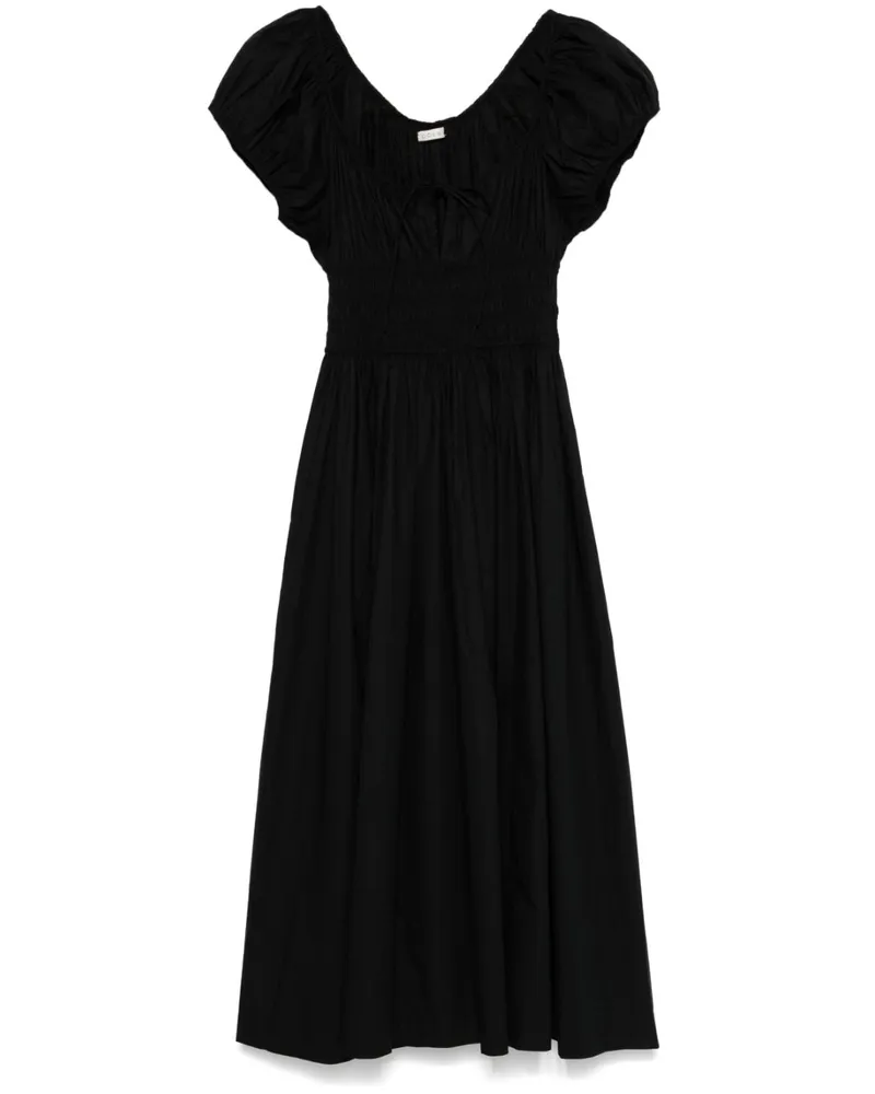 DÔEN Quinn Midikleid - Schwarz Schwarz