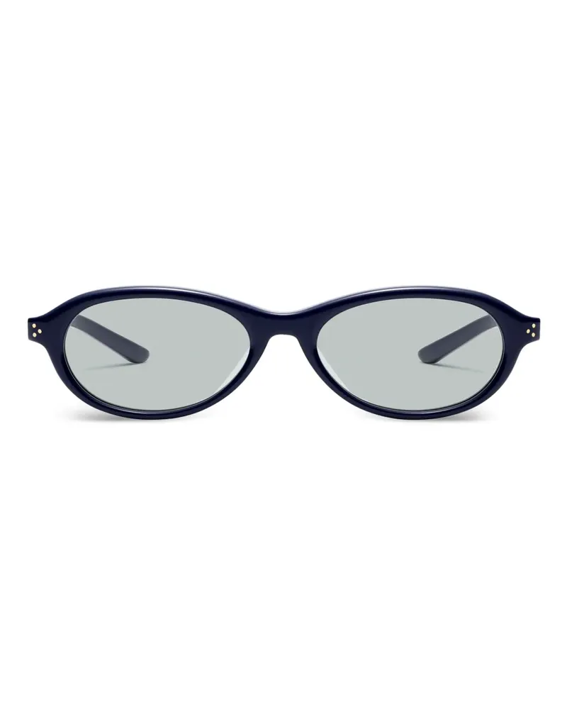 Gentle Monster Sonnenbrille mit rundem Gestell - Blau Blau