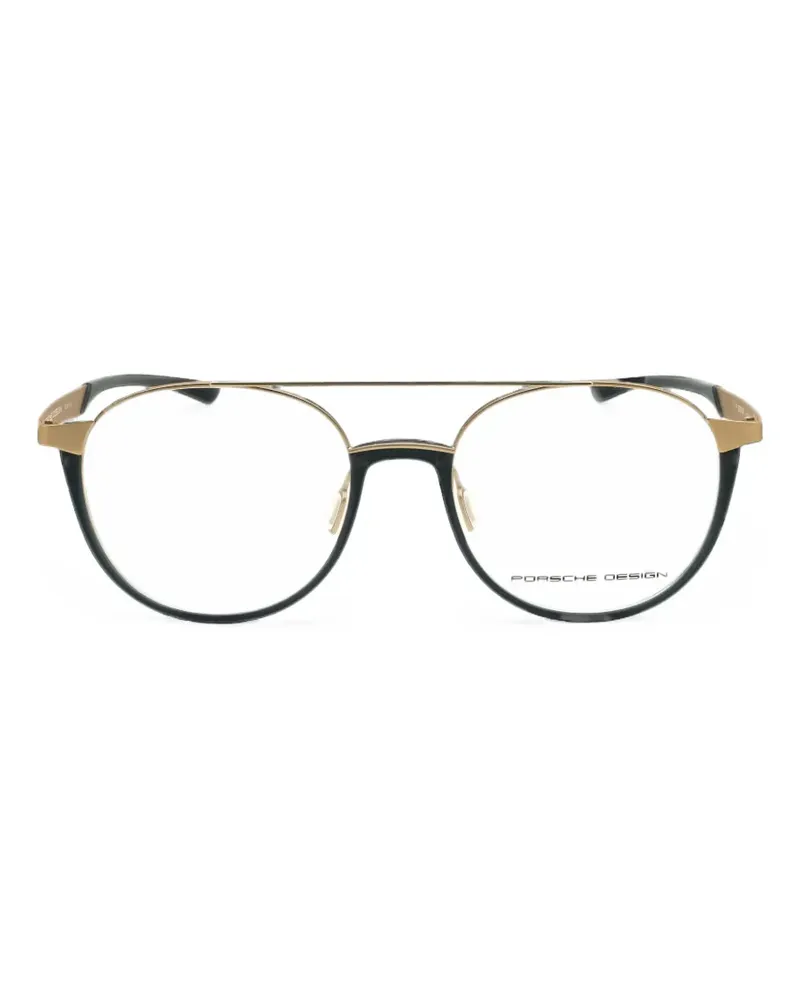Porsche Design round-frame glasses - Gold Gold