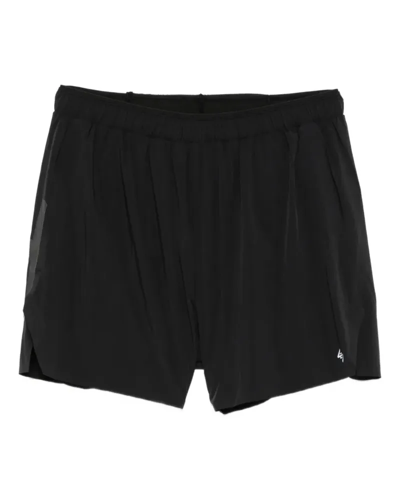 REPRESENT logo-print elasticated shorts - Schwarz Schwarz