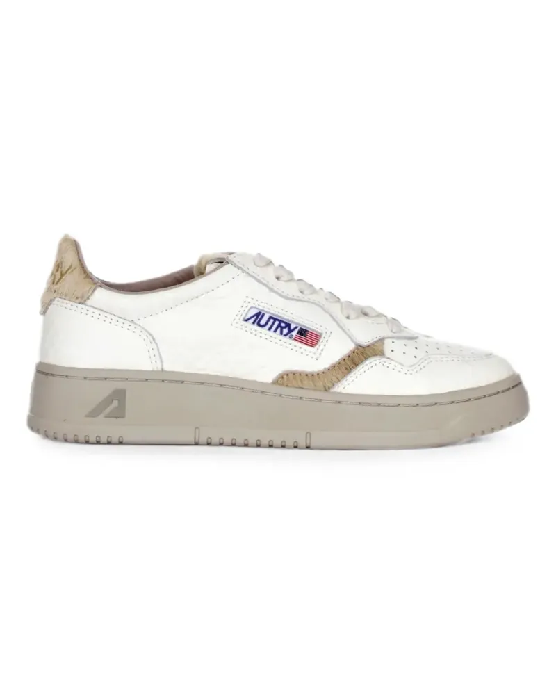 AUTRY Medalist pony-effect sneakers - Weiß Weiß