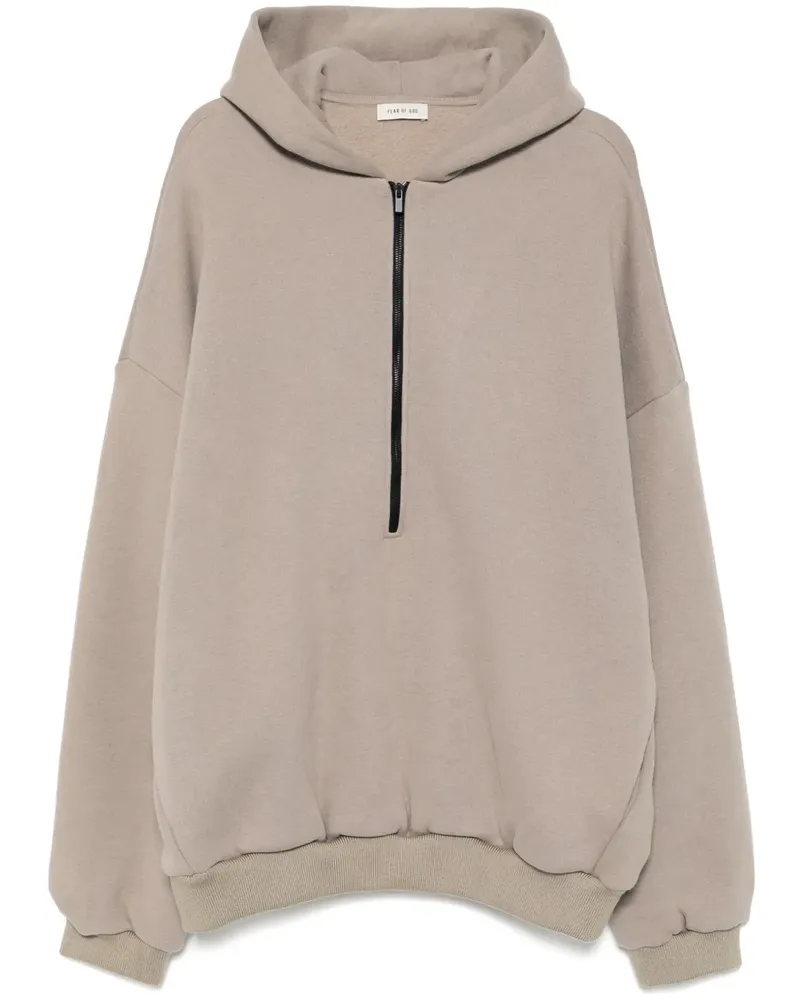 Fear of God Hoodie mit Reißverschluss - Nude Nude
