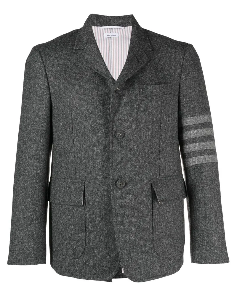 Thom Browne Sakko mit Streifendetail - Grau Grau