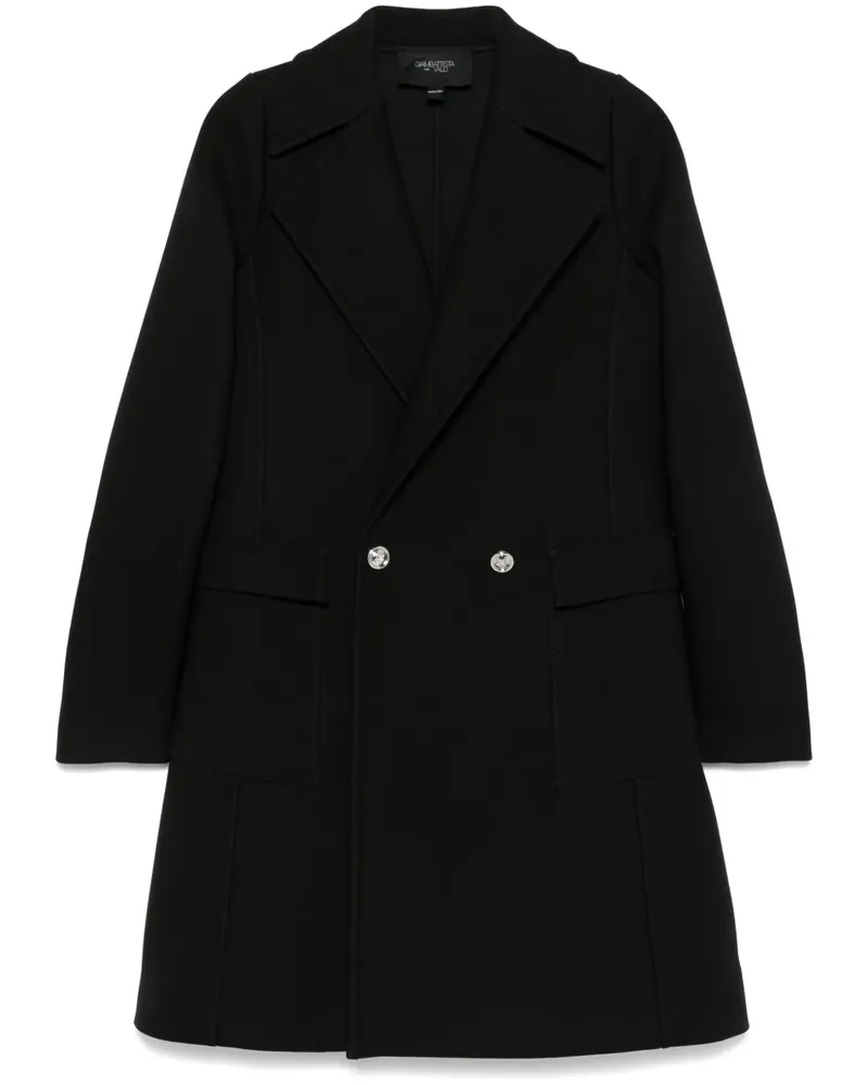 Giambattista Valli Mantel aus Twill - Schwarz Schwarz